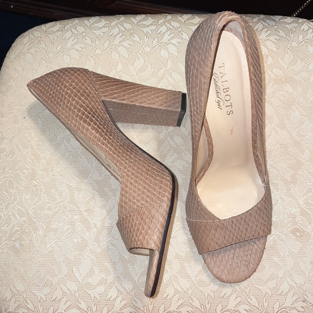 Talbots chunky heels